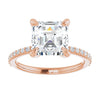 14K Rose | Asscher