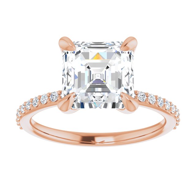 14K Rose | Asscher
