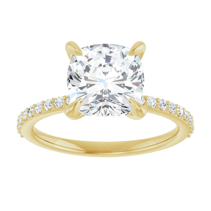 14K Yellow | Cushion