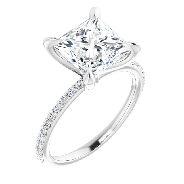 14K White | Square