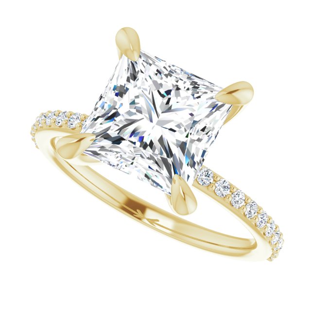 14K Yellow | Square