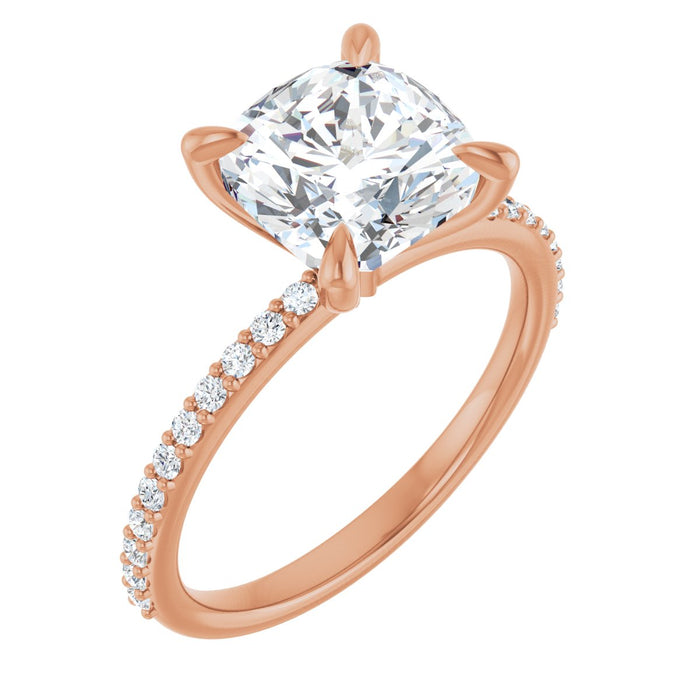 14K Rose | Cushion