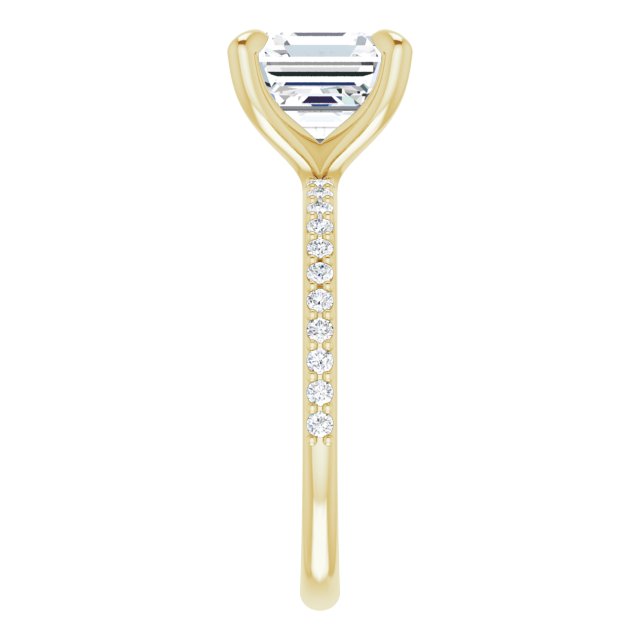 14K Yellow | Asscher