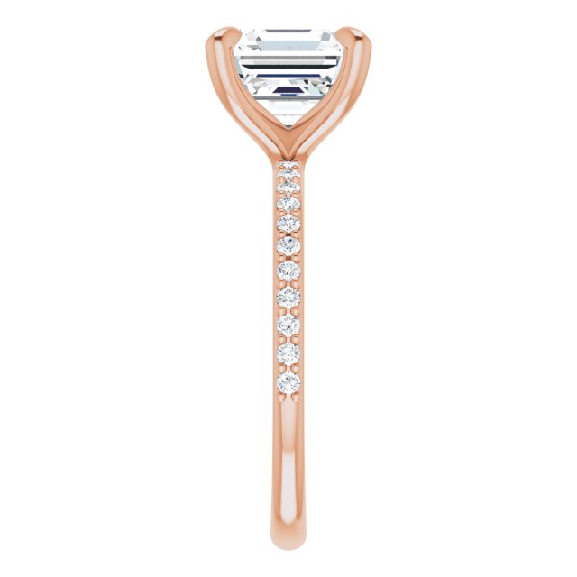 14K Rose | Asscher