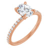 14K Rose | Oval