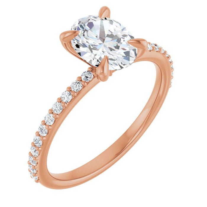 14K Rose | Oval