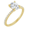14K Yellow | Oval