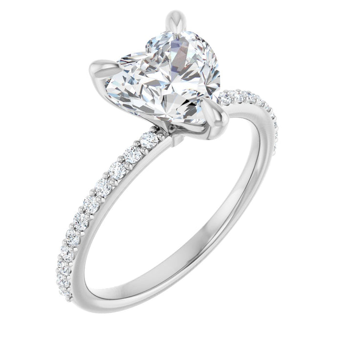 14K White