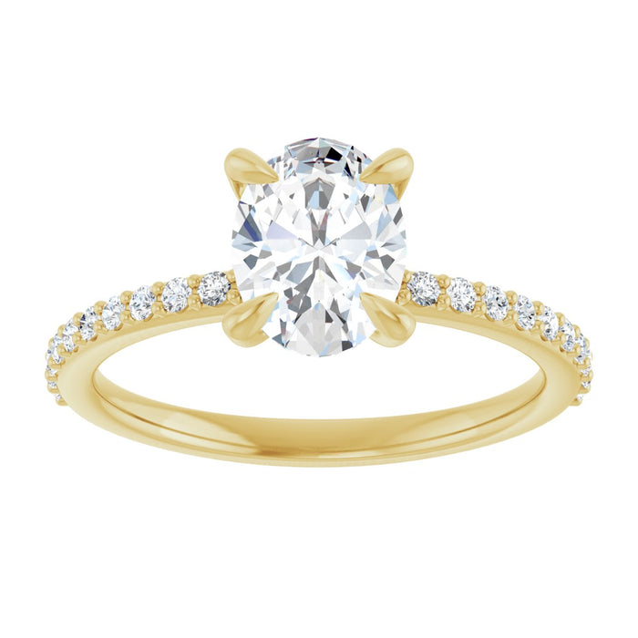 14K Yellow | Oval