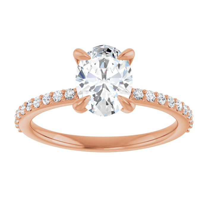14K Rose | Oval