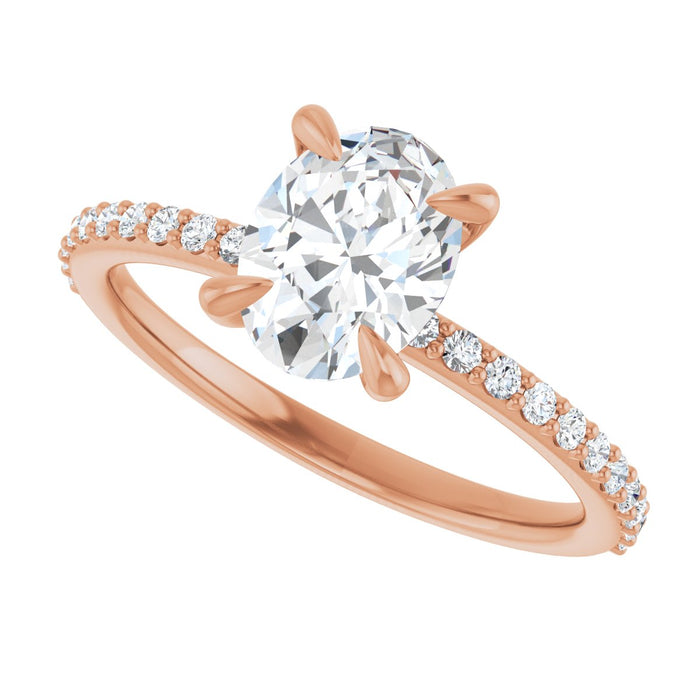 14K Rose | Oval