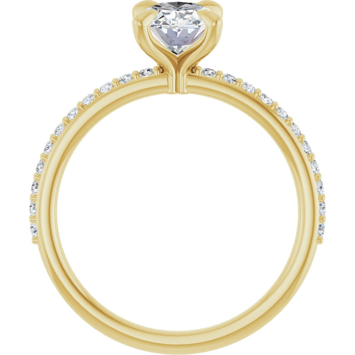 14K Yellow | Oval