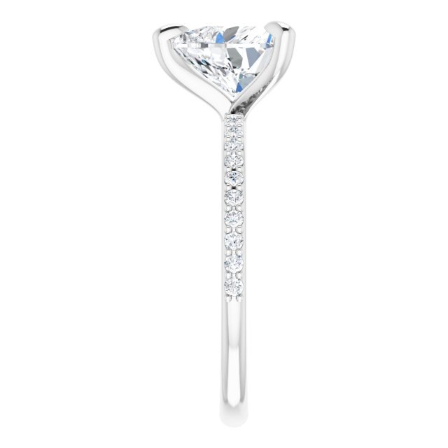 14K White