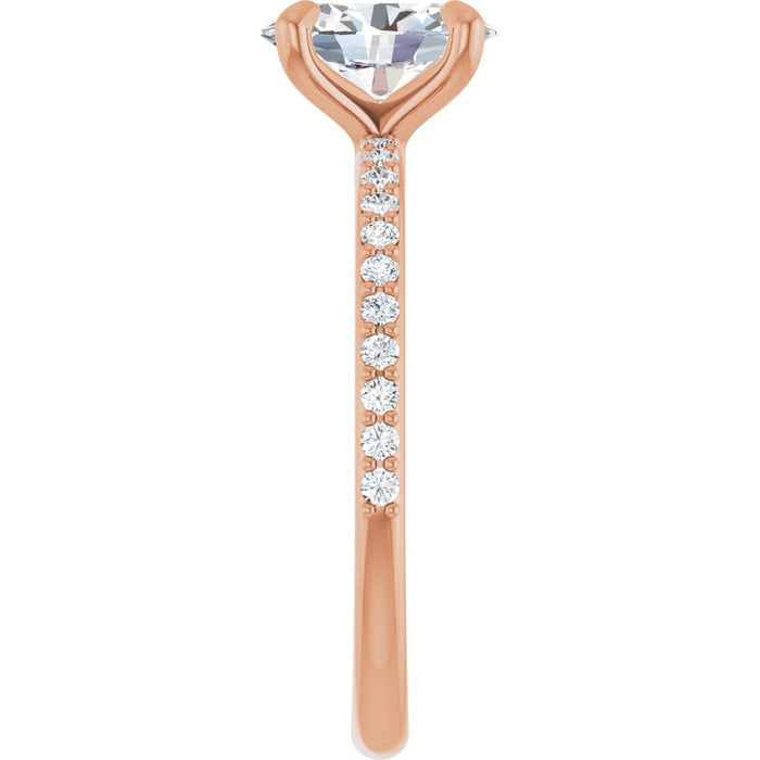 14K Rose | Oval