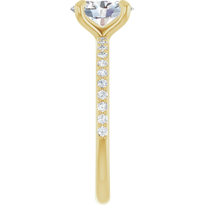14K Yellow | Oval