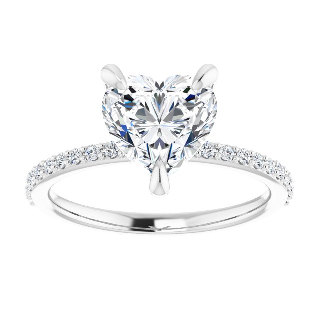 14K White
