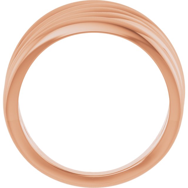 Criss-Cross Highway Ring — 14K Rose Gold