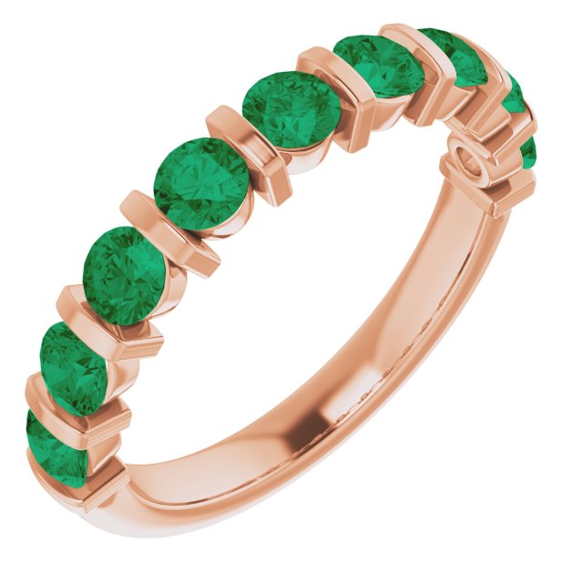 Lab-Grown Green Emerald | Round | 2mm | Natural Green Emerald | Round | 2mm