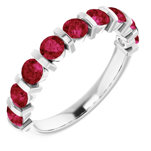 Lab-Grown Red Ruby | Round | 2mm | Natural Red Ruby | Round | 2mm