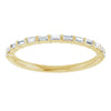 Natural Diamond | Straight baguette | 2 x 1mm