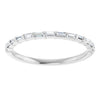 Natural Diamond | Straight baguette | 2 x 1mm
