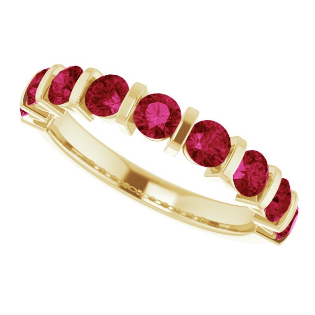 Lab-Grown Red Ruby | Round | 2mm | Natural Red Ruby | Round | 2mm