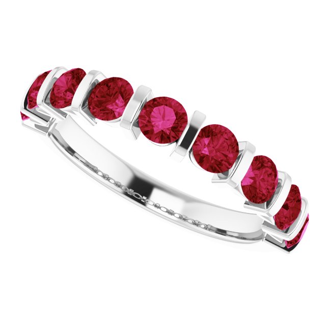 Lab-Grown Red Ruby | Round | 2mm | Natural Red Ruby | Round | 2mm