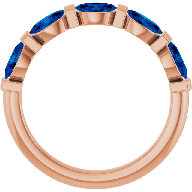 Lab-Grown Blue Sapphire | Oval | 5 x 3mm | Natural Blue Sapphire | Oval | 5 x 3mm