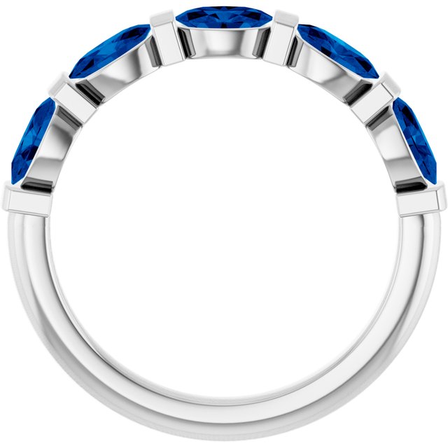 Lab-Grown Blue Sapphire | Oval | 5 x 3mm | Natural Blue Sapphire | Oval | 5 x 3mm