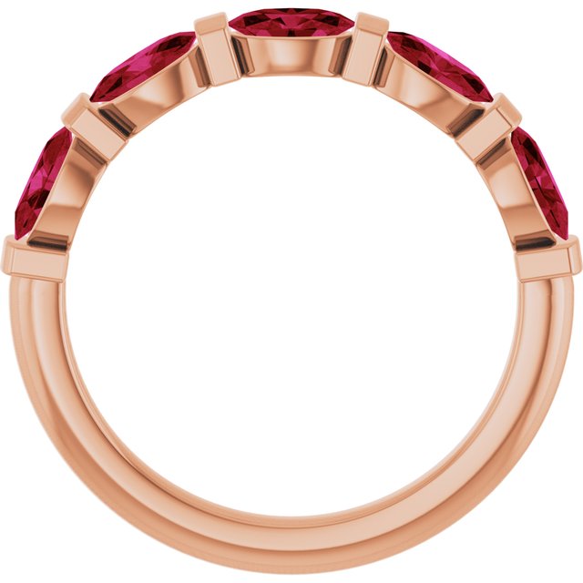 Lab-Grown Red Ruby | Oval | 5 x 3mm | Natural Red Ruby | Oval | 5 x 3mm