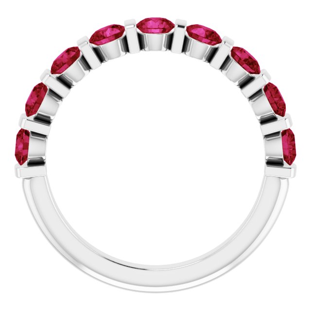 Lab-Grown Red Ruby | Round | 2mm | Natural Red Ruby | Round | 2mm