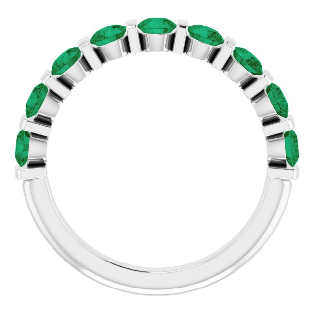 Lab-Grown Green Emerald | Round | 2mm | Natural Green Emerald | Round | 2mm