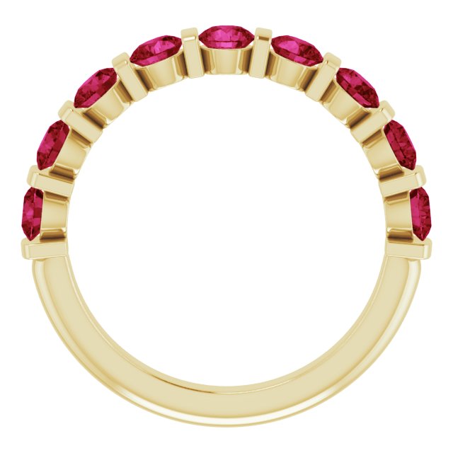 Lab-Grown Red Ruby | Round | 2mm | Natural Red Ruby | Round | 2mm