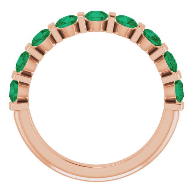 Lab-Grown Green Emerald | Round | 2mm | Natural Green Emerald | Round | 2mm