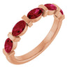 Lab-Grown Red Ruby | Oval | 5 x 3mm | Natural Red Ruby | Oval | 5 x 3mm