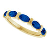 Lab-Grown Blue Sapphire | Oval | 5 x 3mm | Natural Blue Sapphire | Oval | 5 x 3mm