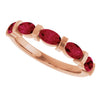 Lab-Grown Red Ruby | Oval | 5 x 3mm | Natural Red Ruby | Oval | 5 x 3mm