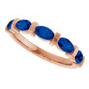 Lab-Grown Blue Sapphire | Oval | 5 x 3mm | Natural Blue Sapphire | Oval | 5 x 3mm
