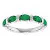 Lab-Grown Green Emerald | Oval | 5 x 3mm | Natural Green Emerald | Oval | 5 x 3mm