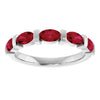 Lab-Grown Red Ruby | Oval | 5 x 3mm | Natural Red Ruby | Oval | 5 x 3mm