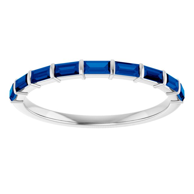 Natural Blue Sapphire | Straight baguette | 3 x 1.5mm | Lab-Grown Blue Sapphire | Straight baguette | 3 x 1.5mm