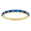 Natural Blue Sapphire | Straight baguette | 3 x 1.5mm | Lab-Grown Blue Sapphire | Straight baguette | 3 x 1.5mm