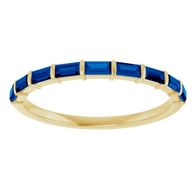 Natural Blue Sapphire | Straight baguette | 3 x 1.5mm | Lab-Grown Blue Sapphire | Straight baguette | 3 x 1.5mm