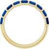 Natural Blue Sapphire | Straight baguette | 3 x 2mm | Lab-Grown Blue Sapphire | Straight baguette | 3 x 2mm
