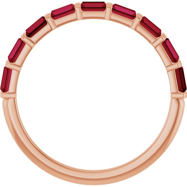 Natural Red Ruby | Straight baguette | 3 x 2mm | Lab-Grown Red Ruby | Straight baguette | 3 x 2mm