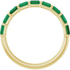 Natural Green Emerald | Straight baguette | 3 x 2mm | Lab-Grown Green Emerald | Straight baguette | 3 x 2mm