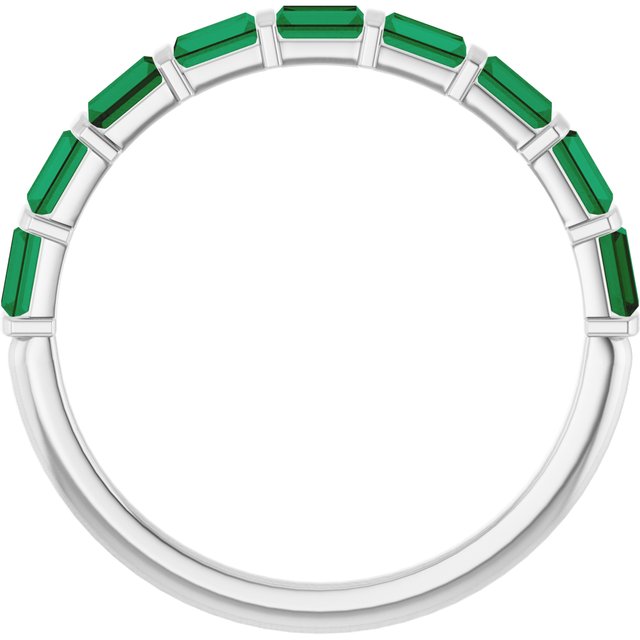 Natural Green Emerald | Straight baguette | 3 x 2mm | Lab-Grown Green Emerald | Straight baguette | 3 x 2mm