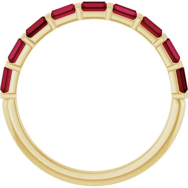 Natural Red Ruby | Straight baguette | 3 x 2mm | Lab-Grown Red Ruby | Straight baguette | 3 x 2mm