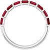 Natural Red Ruby | Straight baguette | 3 x 2mm | Lab-Grown Red Ruby | Straight baguette | 3 x 2mm