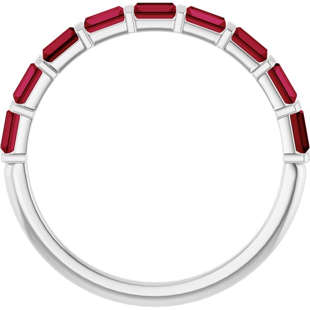 Natural Red Ruby | Straight baguette | 3 x 2mm | Lab-Grown Red Ruby | Straight baguette | 3 x 2mm